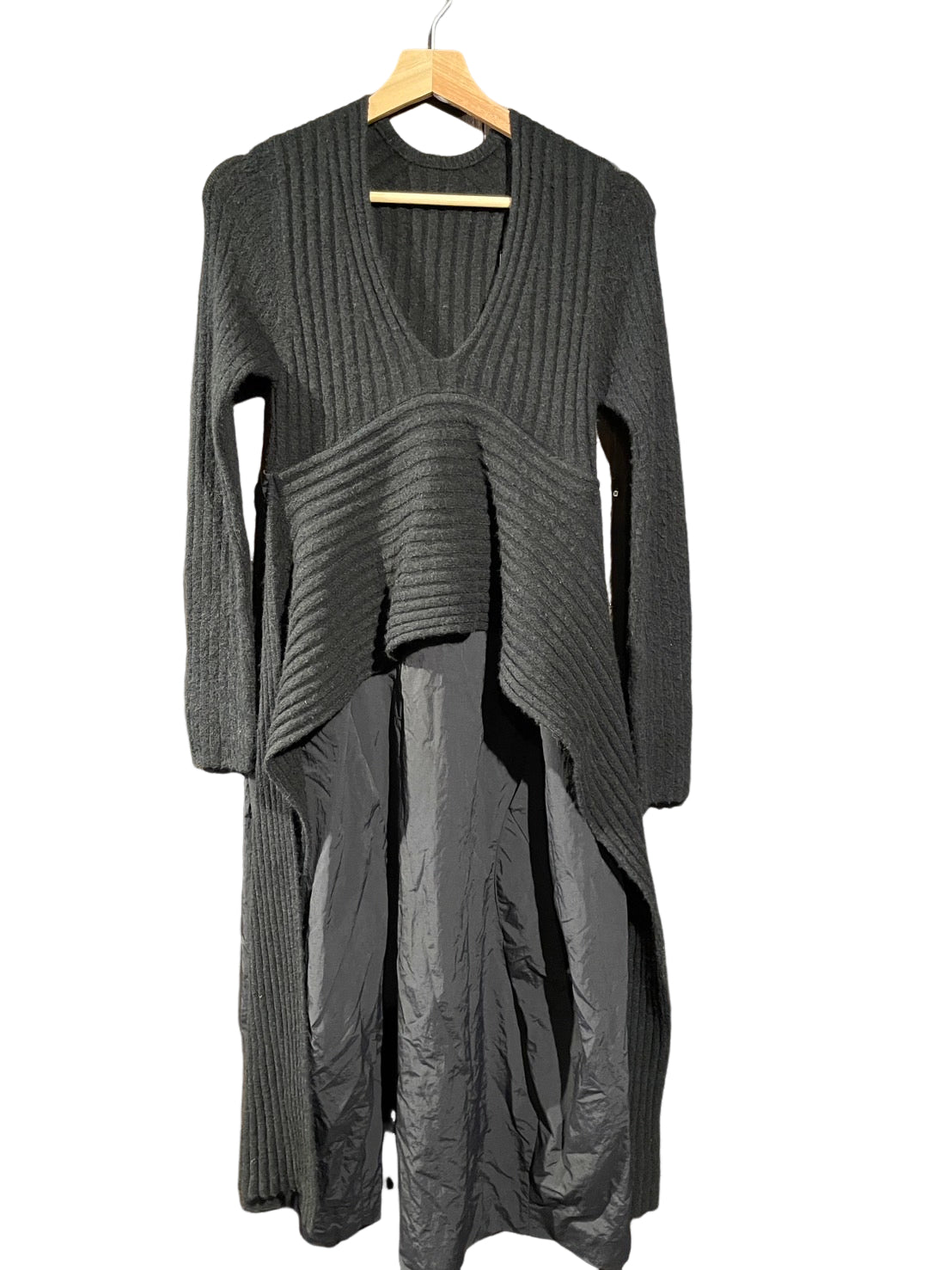 スタイリング ニット ドッキングワンピース