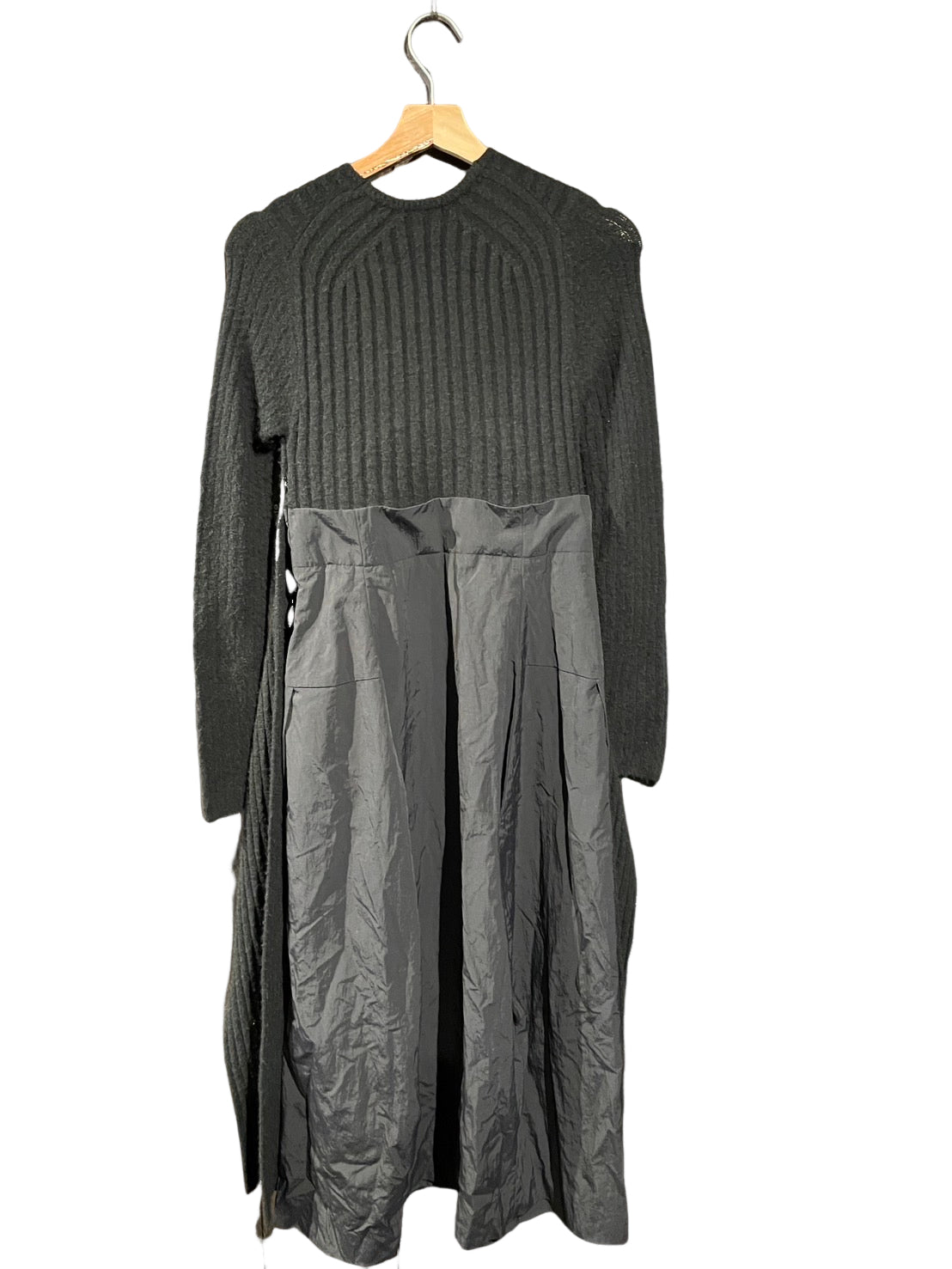 スタイリング ニット ドッキングワンピース