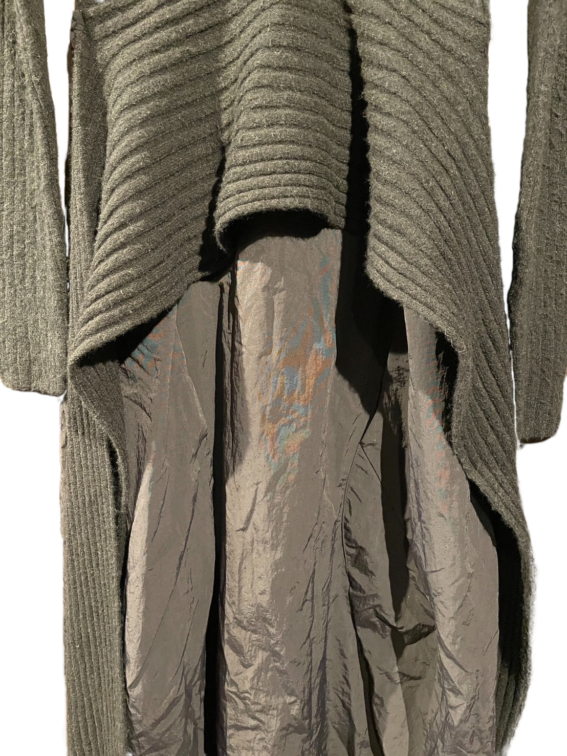 スタイリング ニット ドッキングワンピース