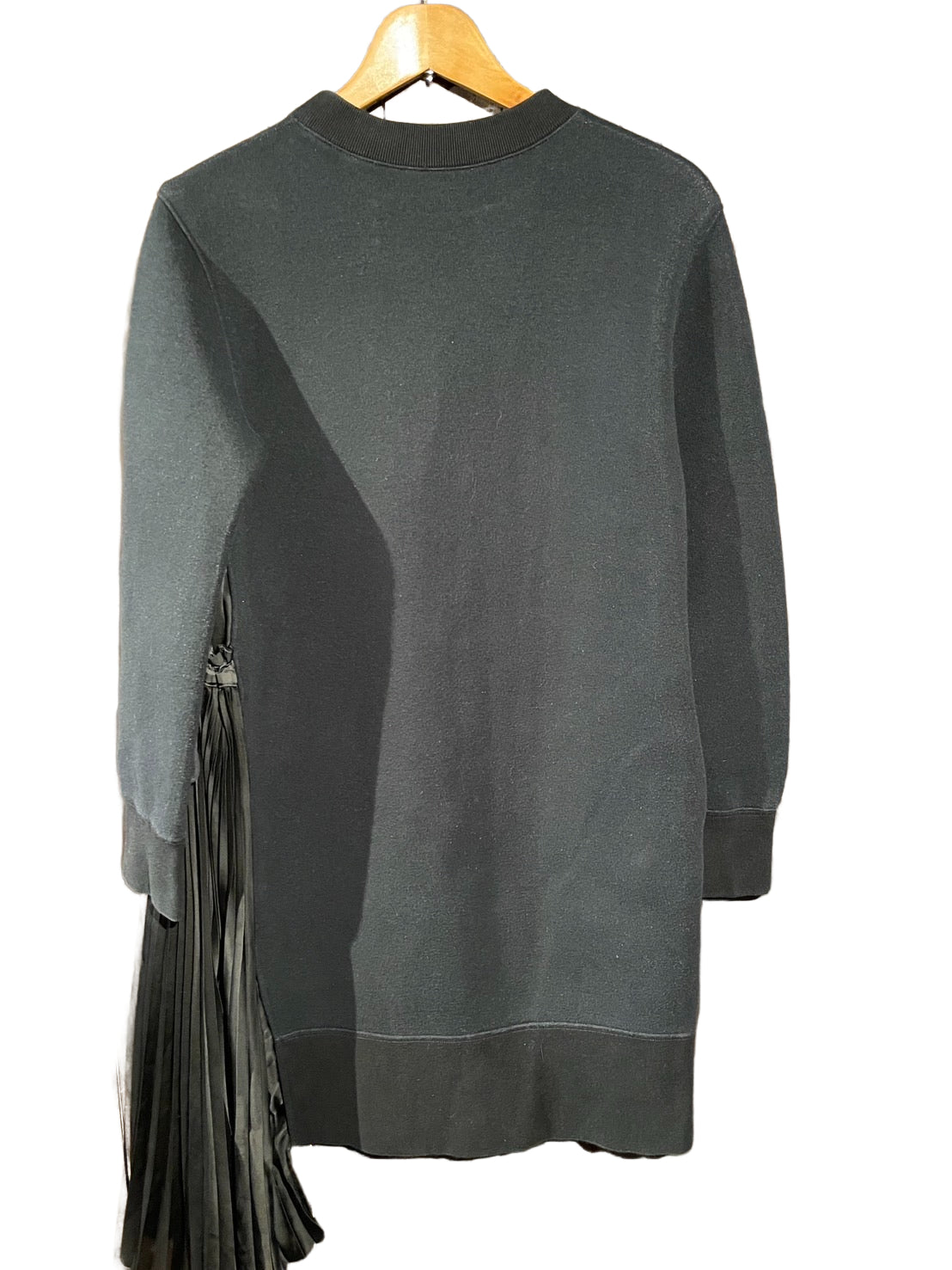 サカイ プリーツ切替スウェットワンピース