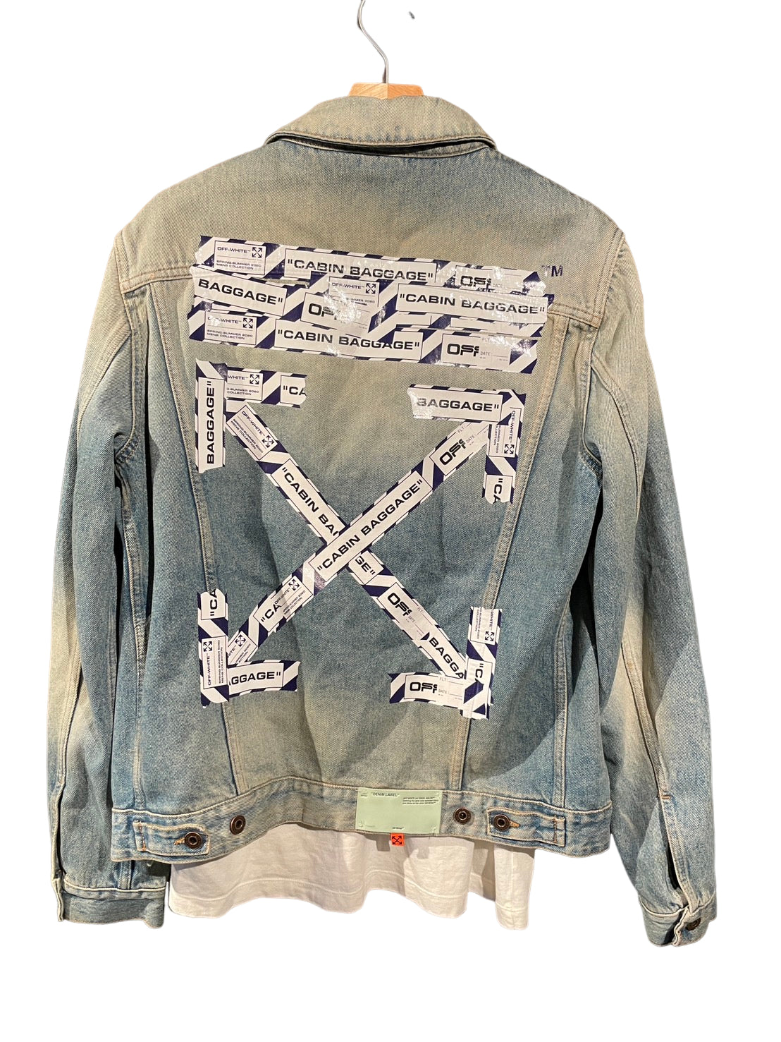 オフホワイト デニムジャケット Tシャツ 2点 セット