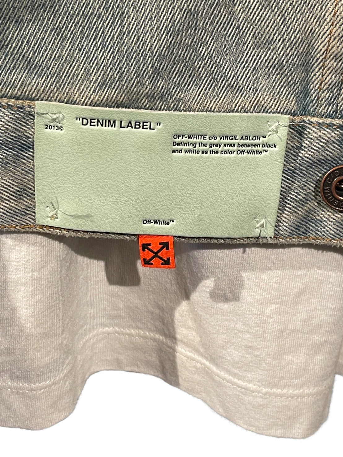 オフホワイト デニムジャケット Tシャツ 2点 セット