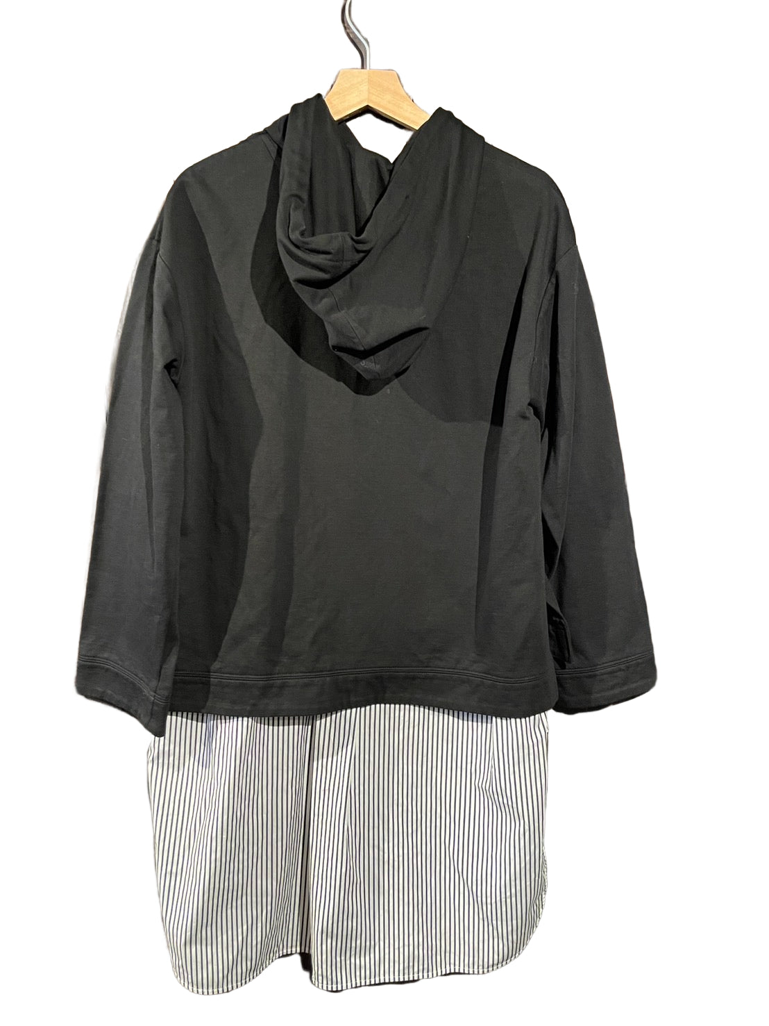 ジュンジー レイヤード パーカー ワンピース