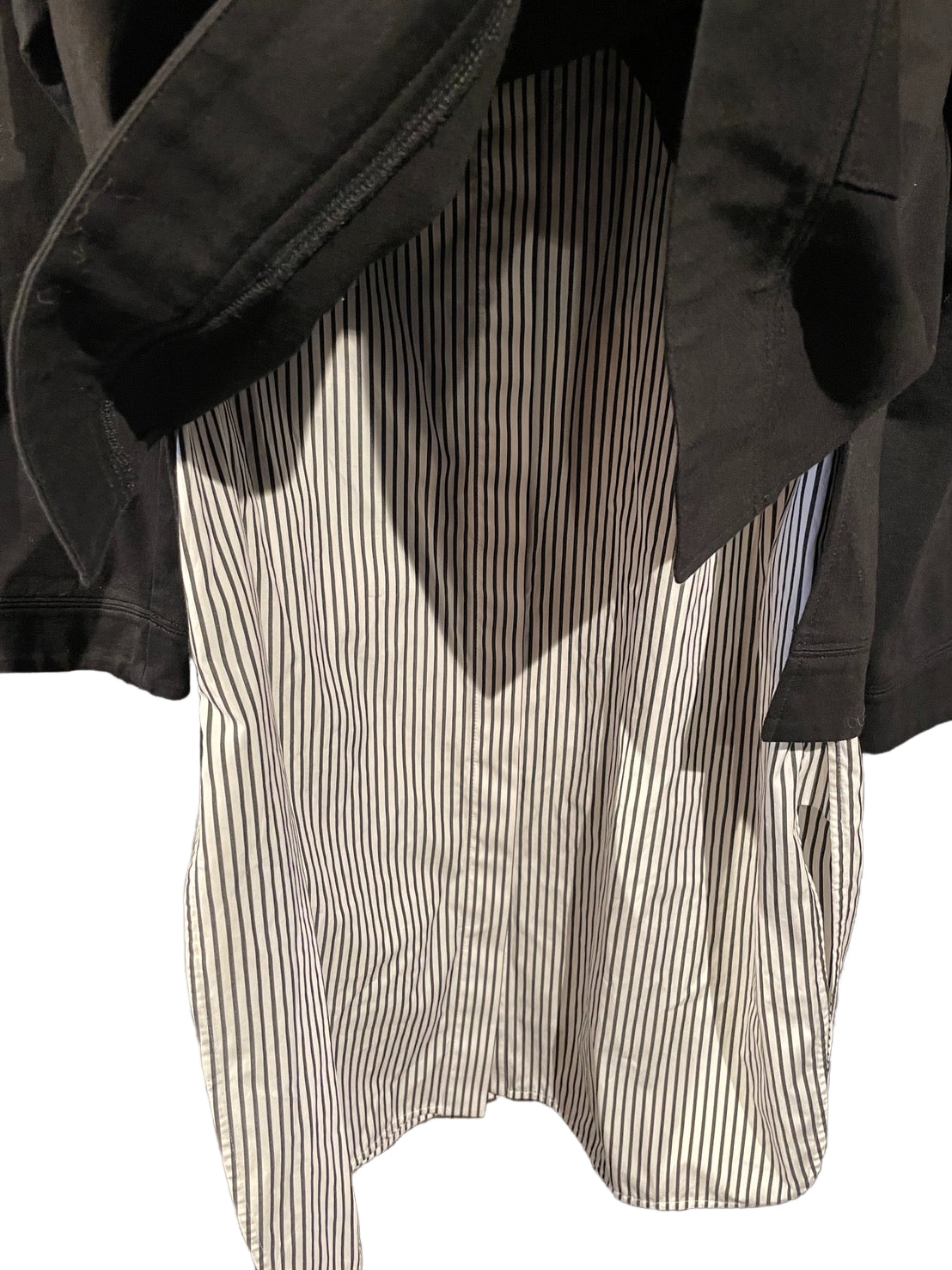 ジュンジー レイヤード パーカー ワンピース