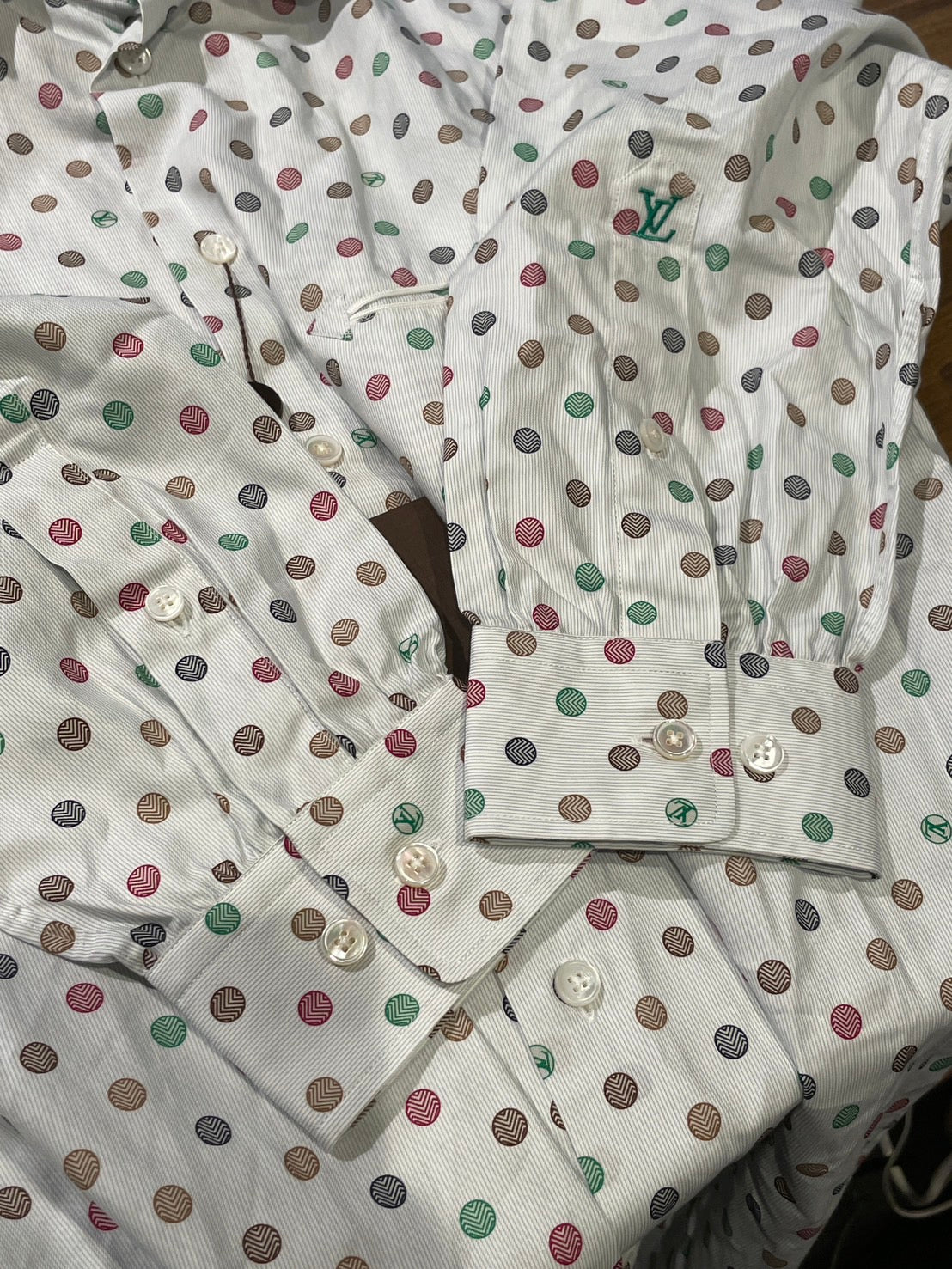 ルイ・ヴィトン モノグラム ドット シャツ