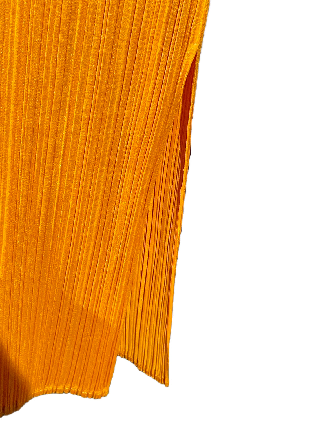 プリーツプリーズ プリーツワンピース オレンジ