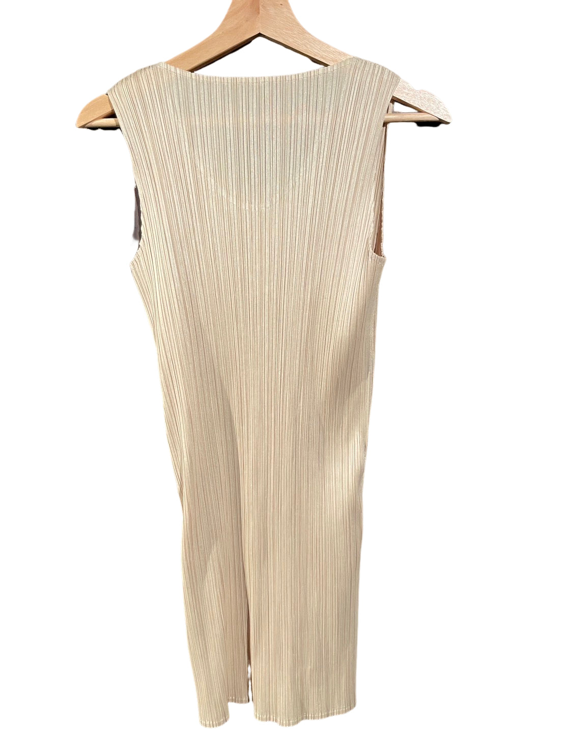 プリーツプリーズ プリーツワンピース アイボリー