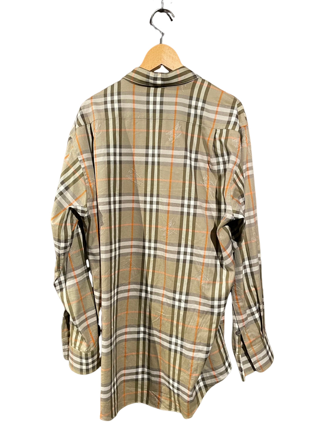 バーバリー ノバチェック シャドーホース 長袖シャツ