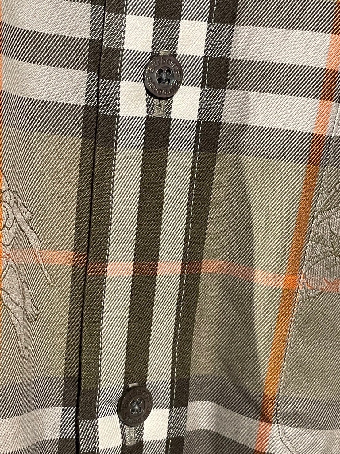 バーバリー ノバチェック シャドーホース 長袖シャツ