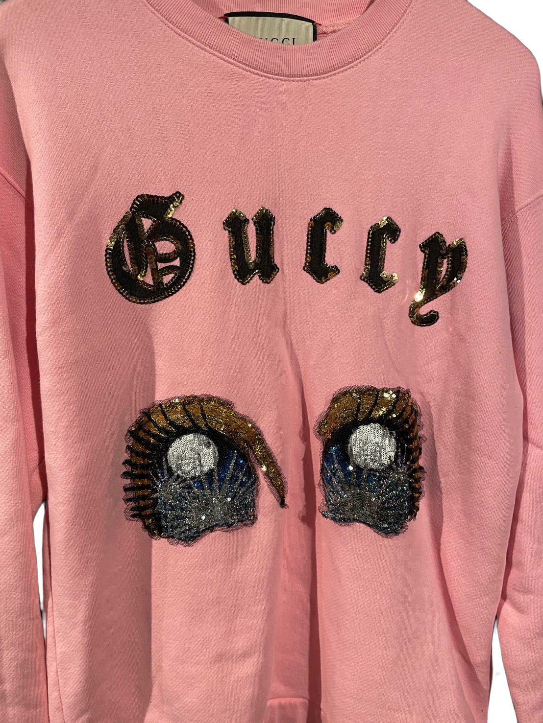 グッチ スウェット トレーナー スパンコール