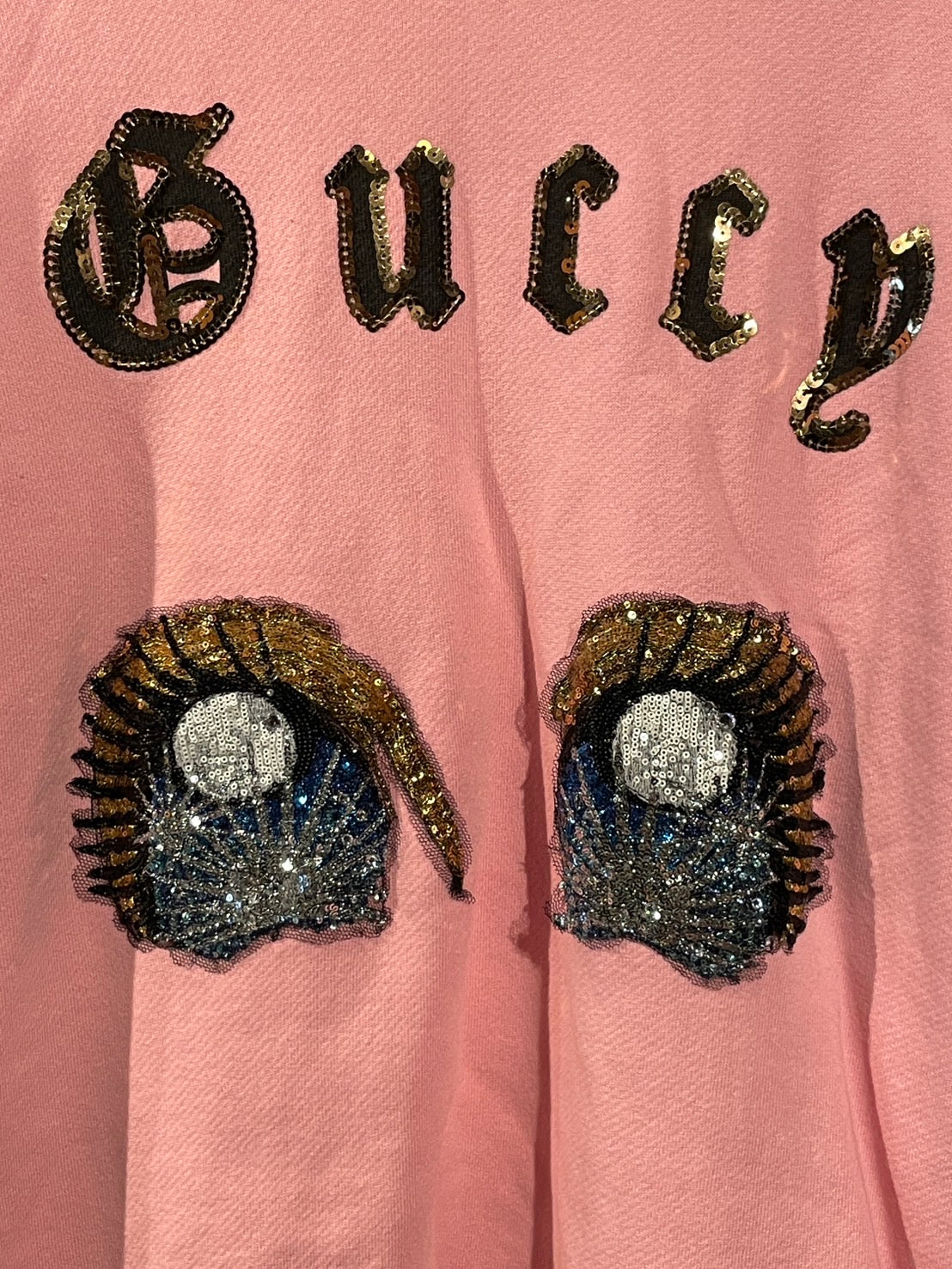 グッチ スウェット トレーナー スパンコール