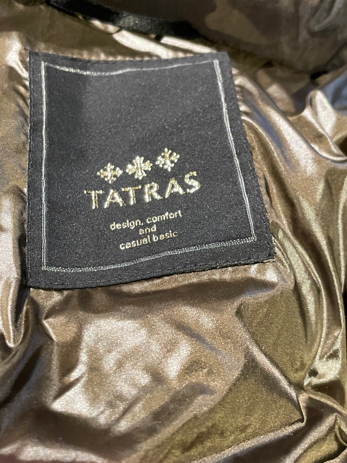 タトラス カモフラ柄 ダウンジャケット