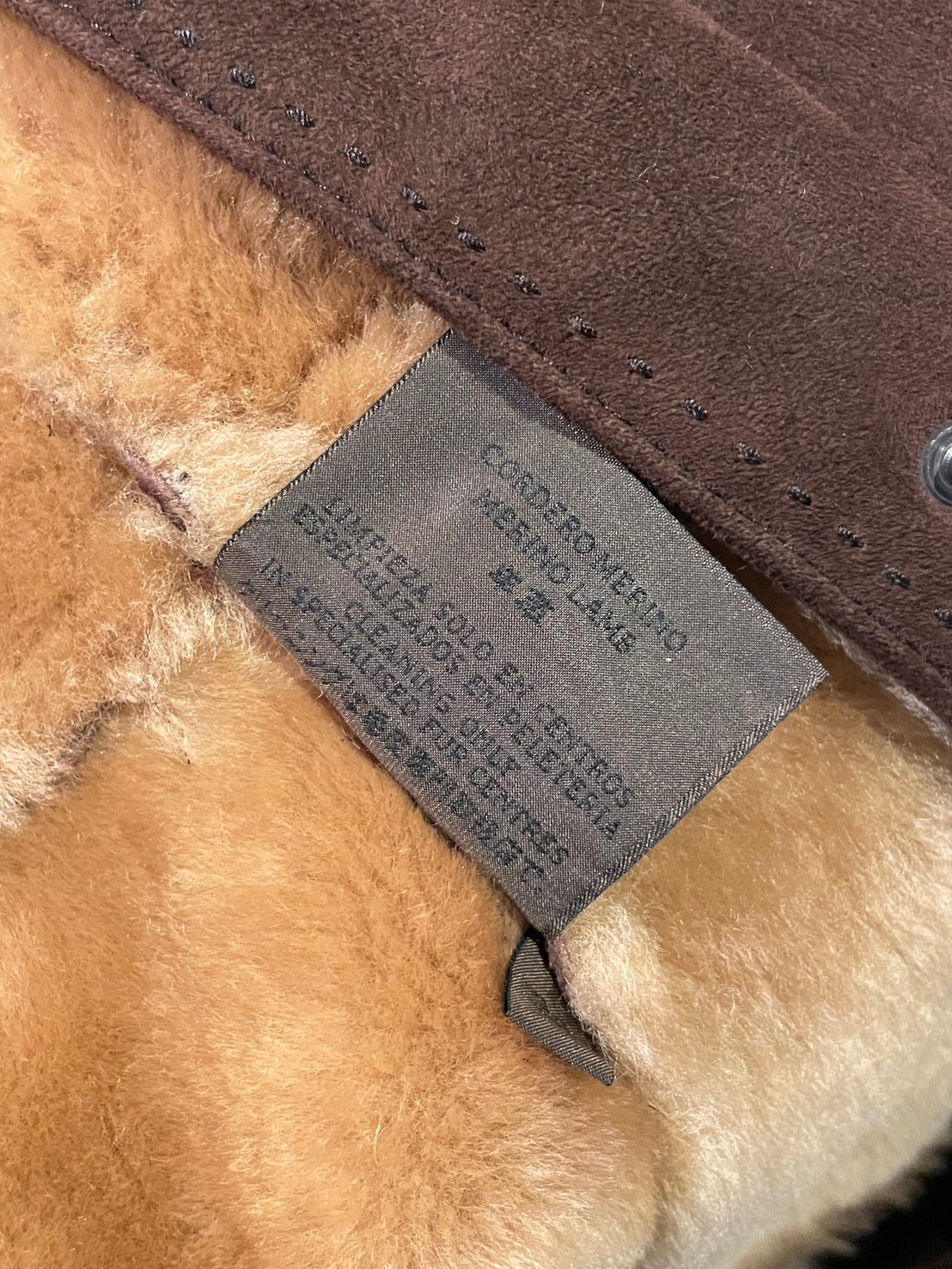 ロエベ フーテッド ムートンコート