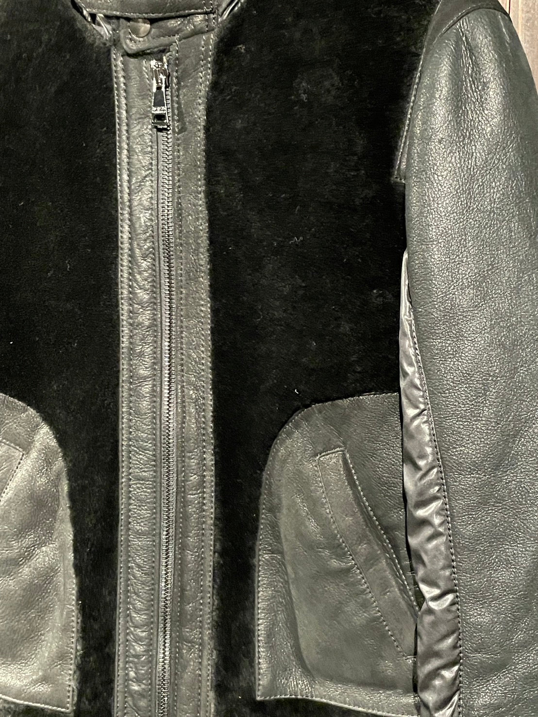 ドルチェ&ガッバーナ 切り替え レザー ジャケット