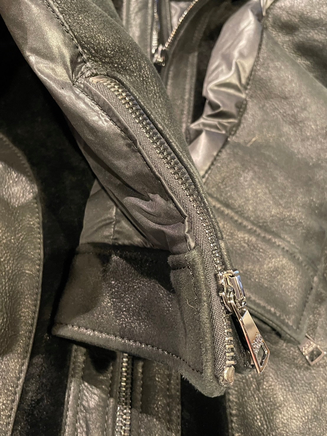 ドルチェ&ガッバーナ 切り替え レザー ジャケット