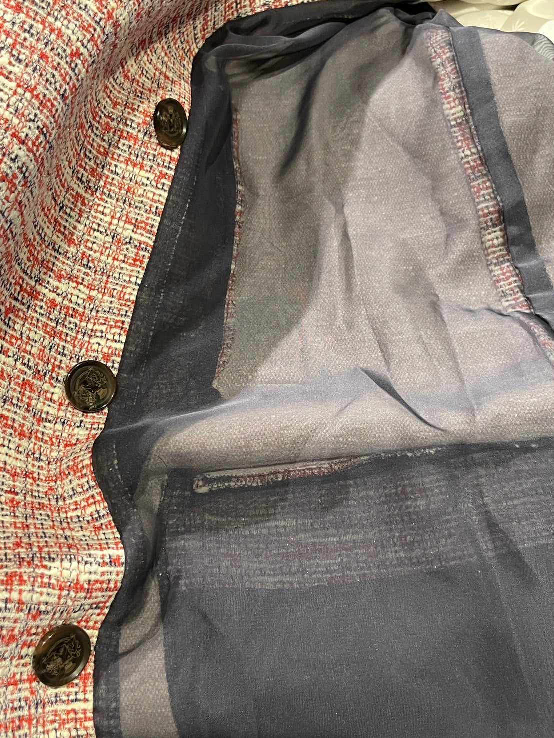 ルシアンペラフィネ ツイード コート