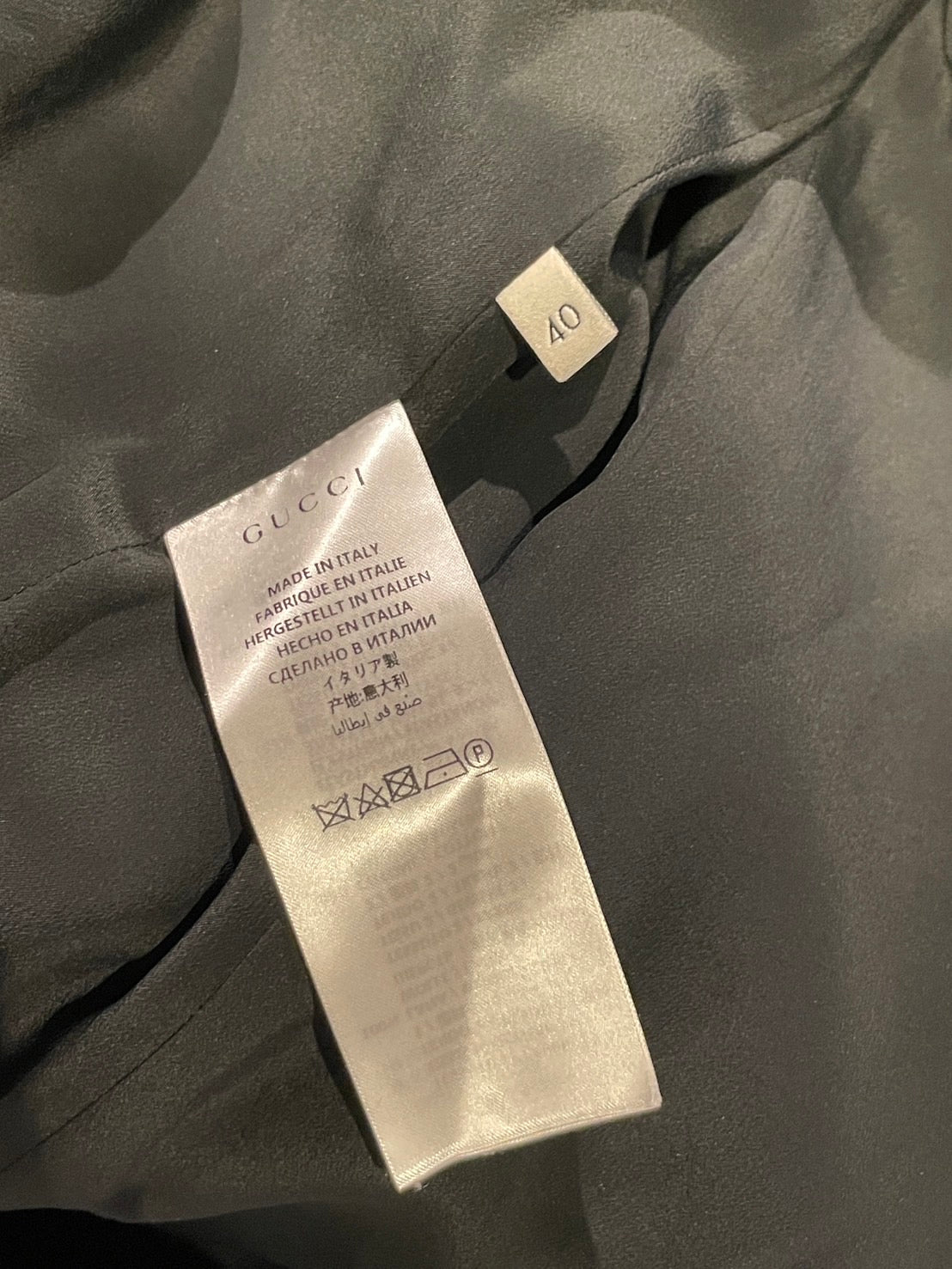 グッチ レースコート パールボタン