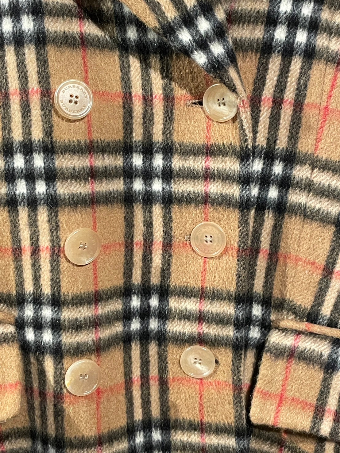 バーバリー アルパカ チェスターコート