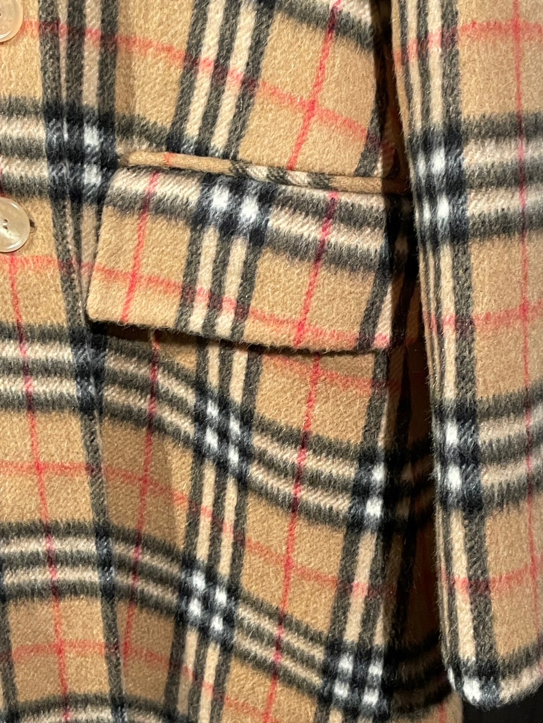 バーバリー アルパカ チェスターコート