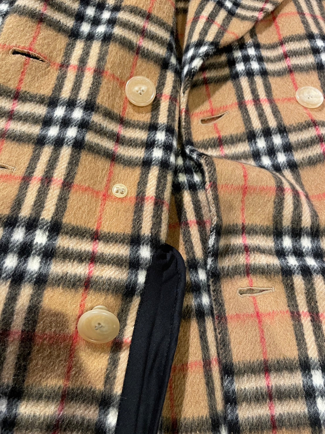 バーバリー アルパカ チェスターコート