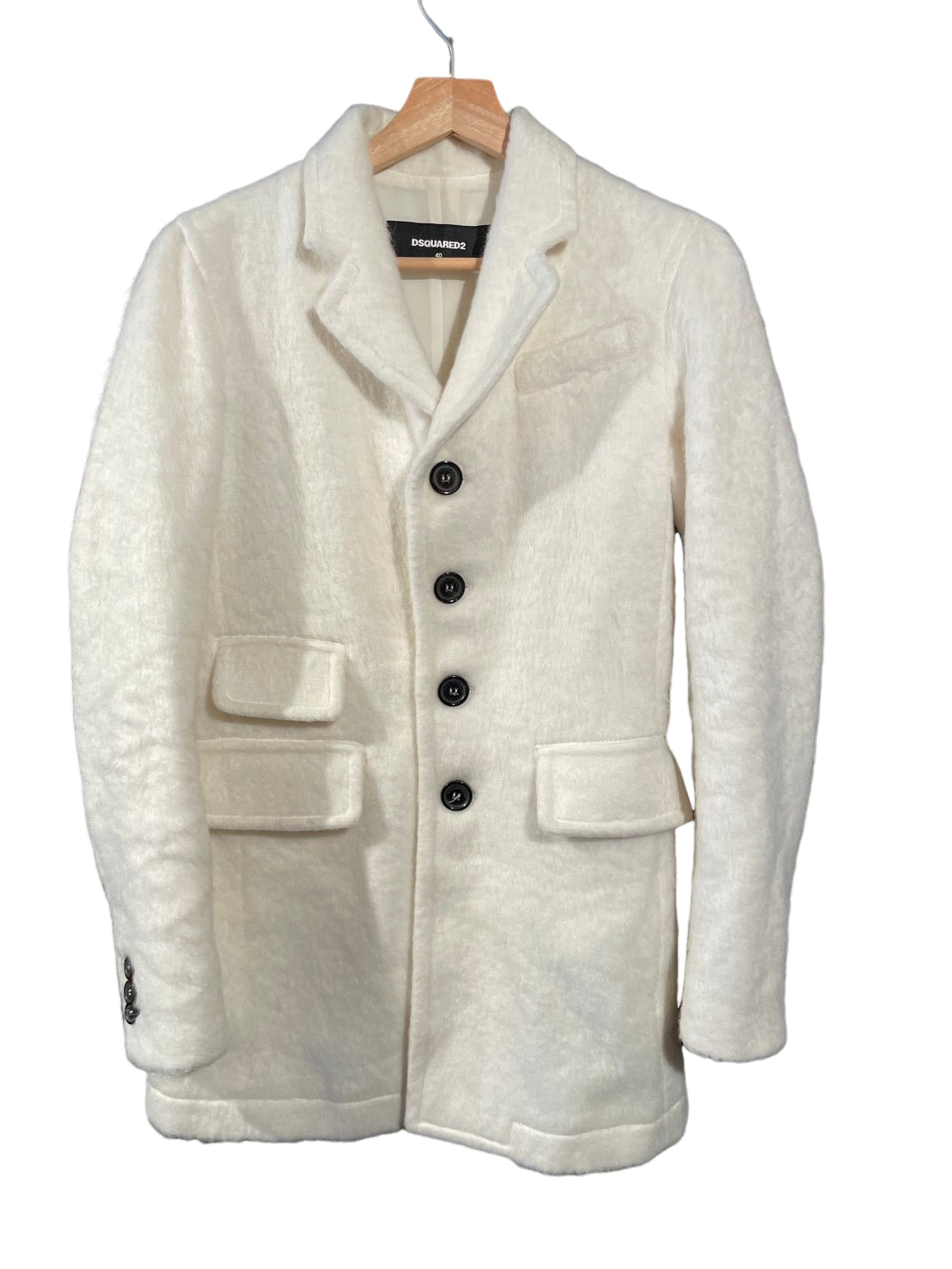 ディースクエアード コート ホワイト