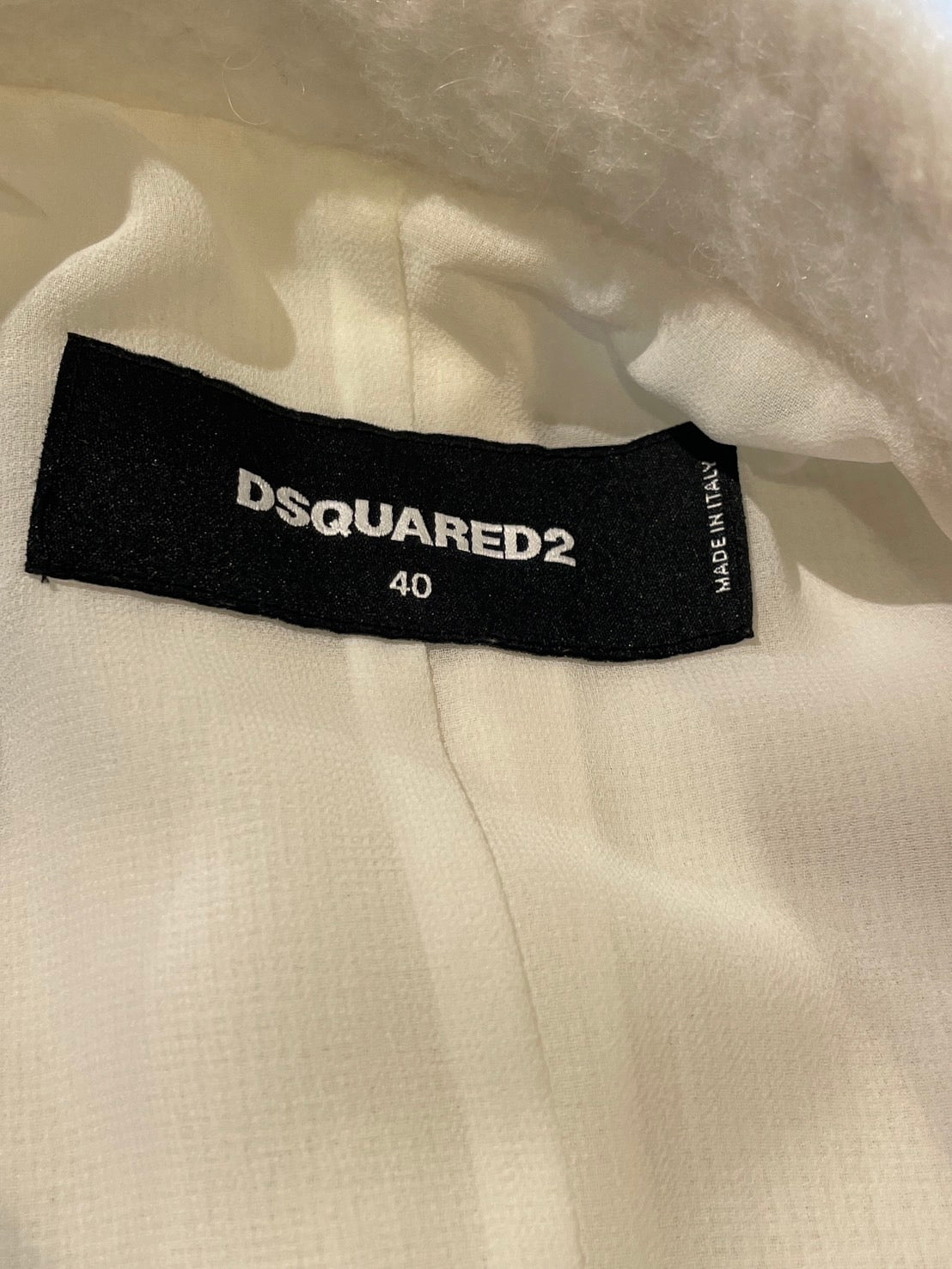 ディースクエアード コート ホワイト