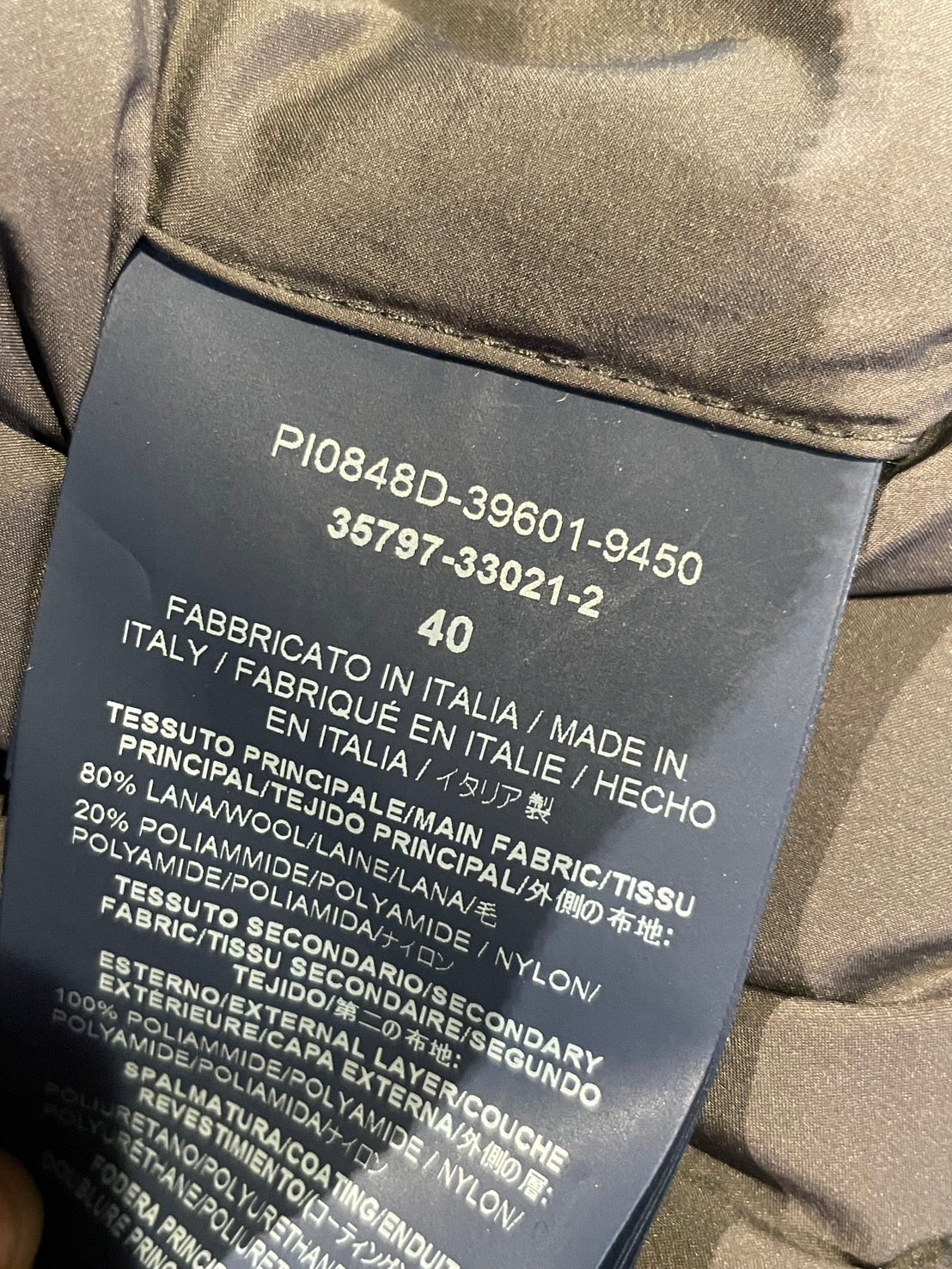 ヘルノ 切替 ダウンコート