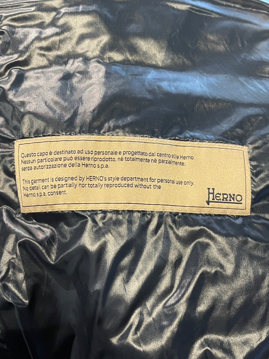 ヘルノ 切替ニット ダウンコート