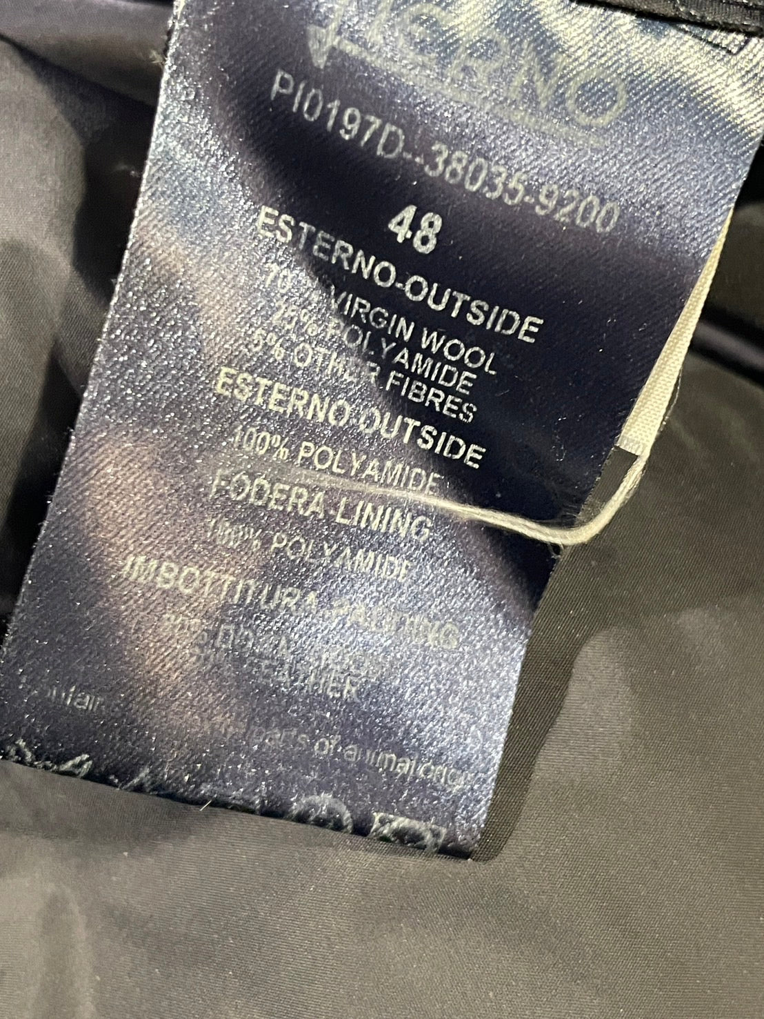 ヘルノ 切替ニット ダウンコート