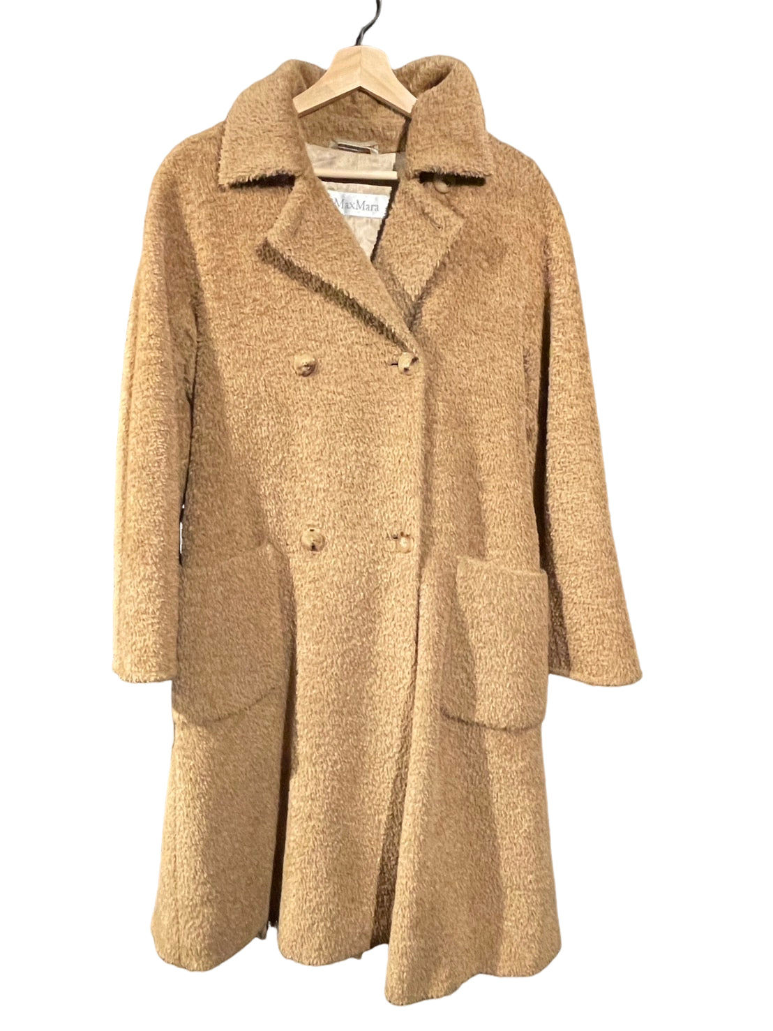 マックスマーラ アルパカ コート キャメル