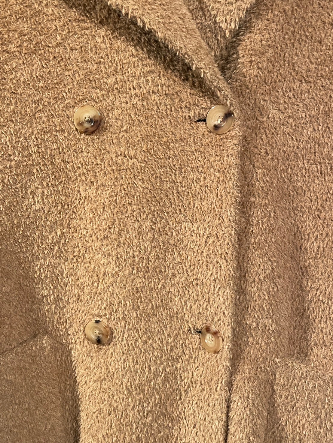 マックスマーラ アルパカ コート キャメル