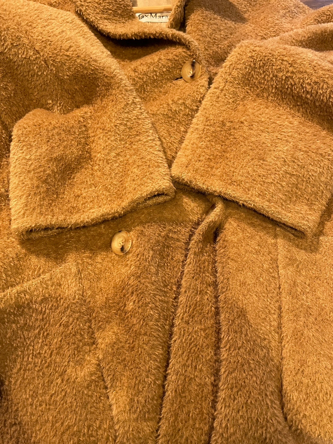 マックスマーラ アルパカ コート キャメル