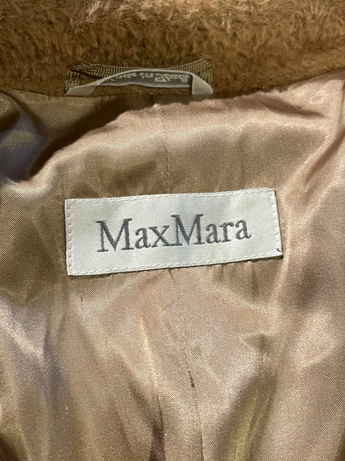 マックスマーラ アルパカ コート キャメル