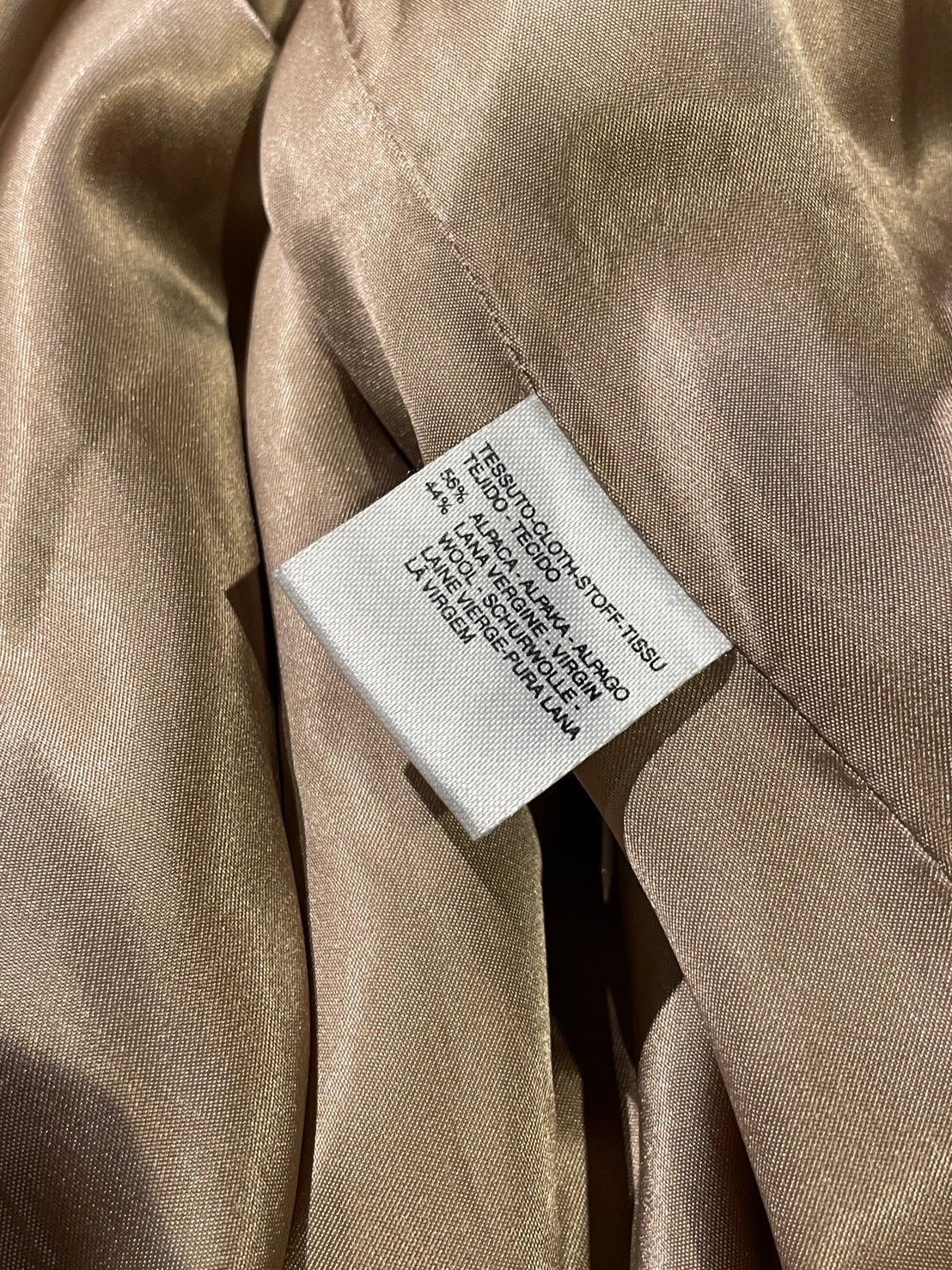 マックスマーラ アルパカ コート キャメル