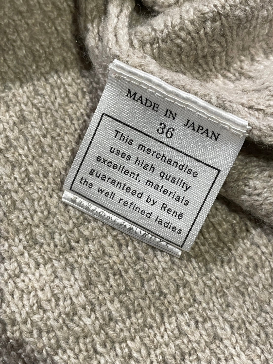 ルネ カシミヤ ニット