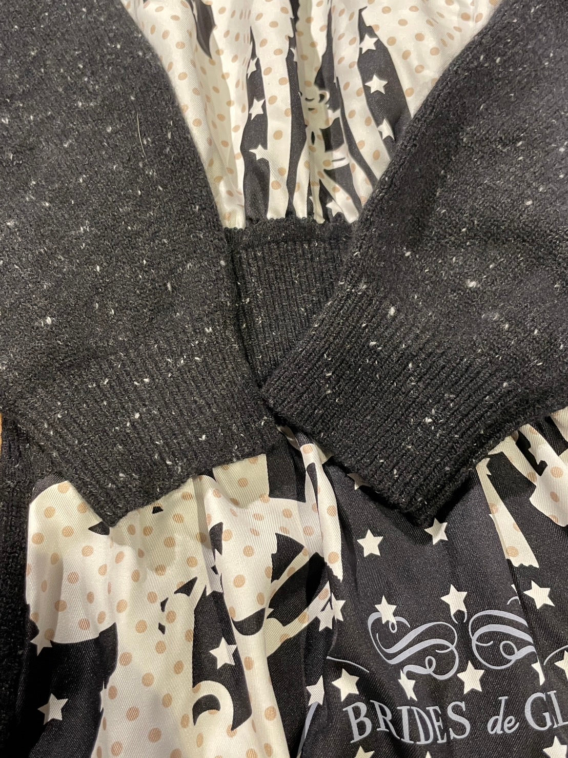 エルメス カシミヤ シルク ワンピース brides de gala