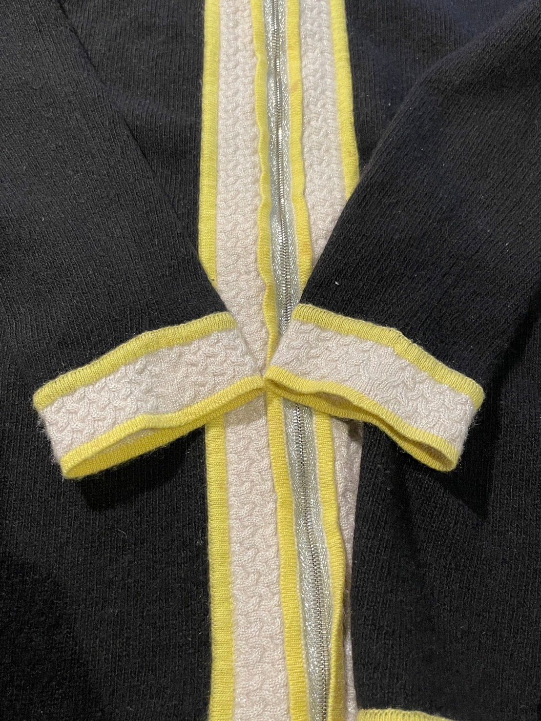 シャネル カシミヤニット ジップアップ