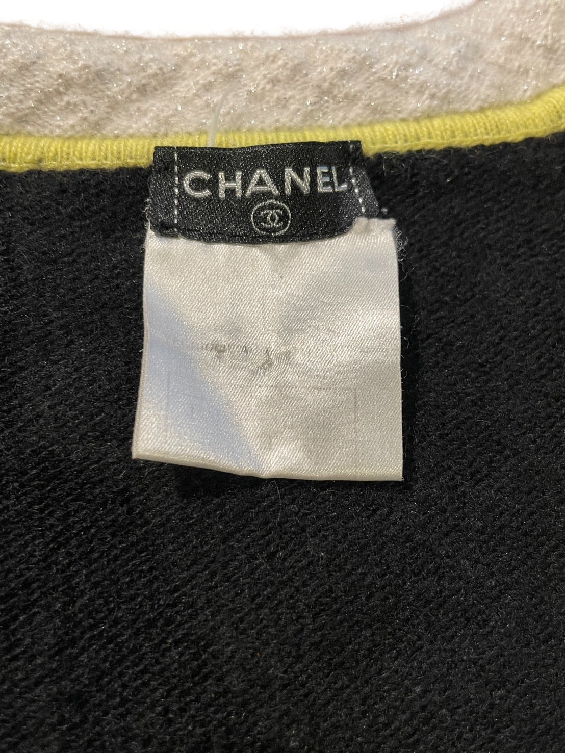 シャネル カシミヤニット ジップアップ