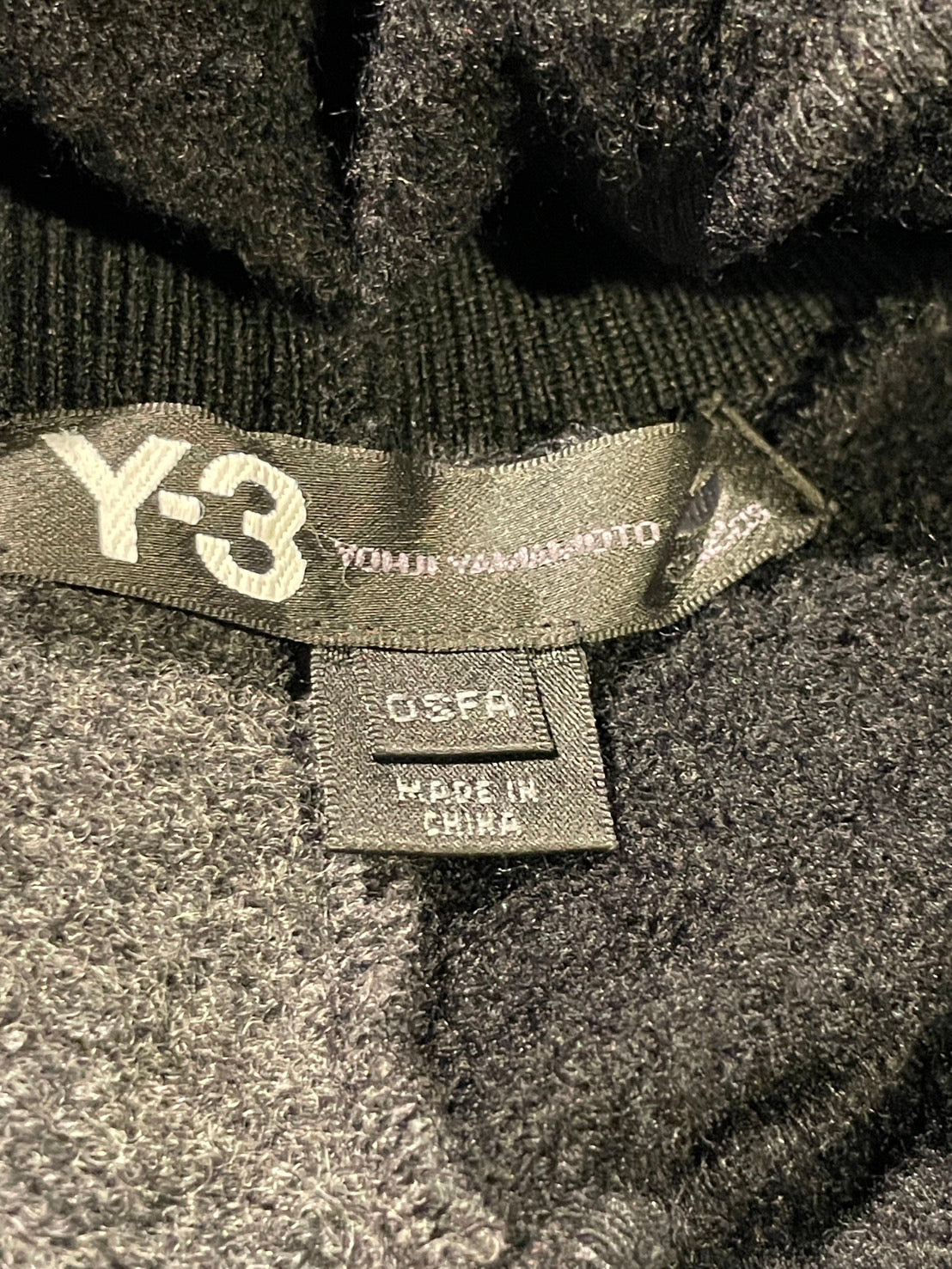 Y-3 パッチワーク ポンチョ ニット