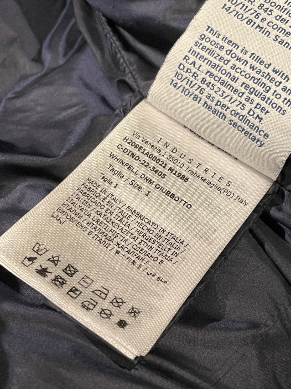 モンクレール ジーニアス アンダーソン デニム ダウンジャケット