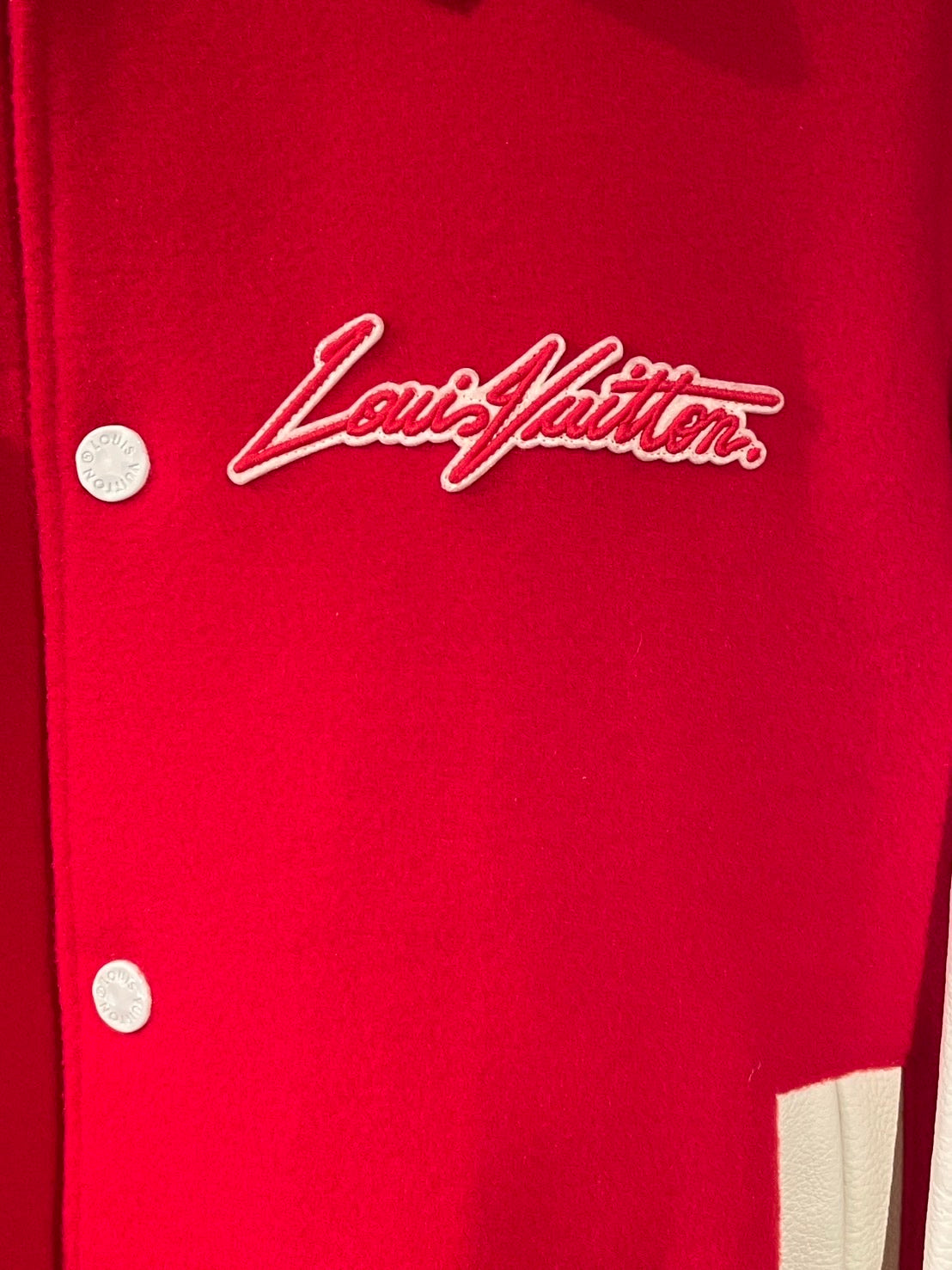 未使用 ヴィトン 草間彌生 エンブロイダードバーシティ ブルゾン スタジャン