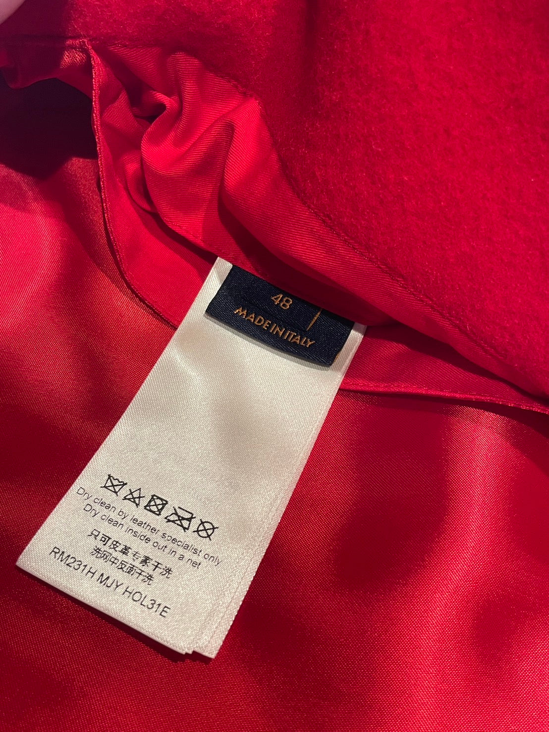 未使用 ヴィトン 草間彌生 エンブロイダードバーシティ ブルゾン スタジャン