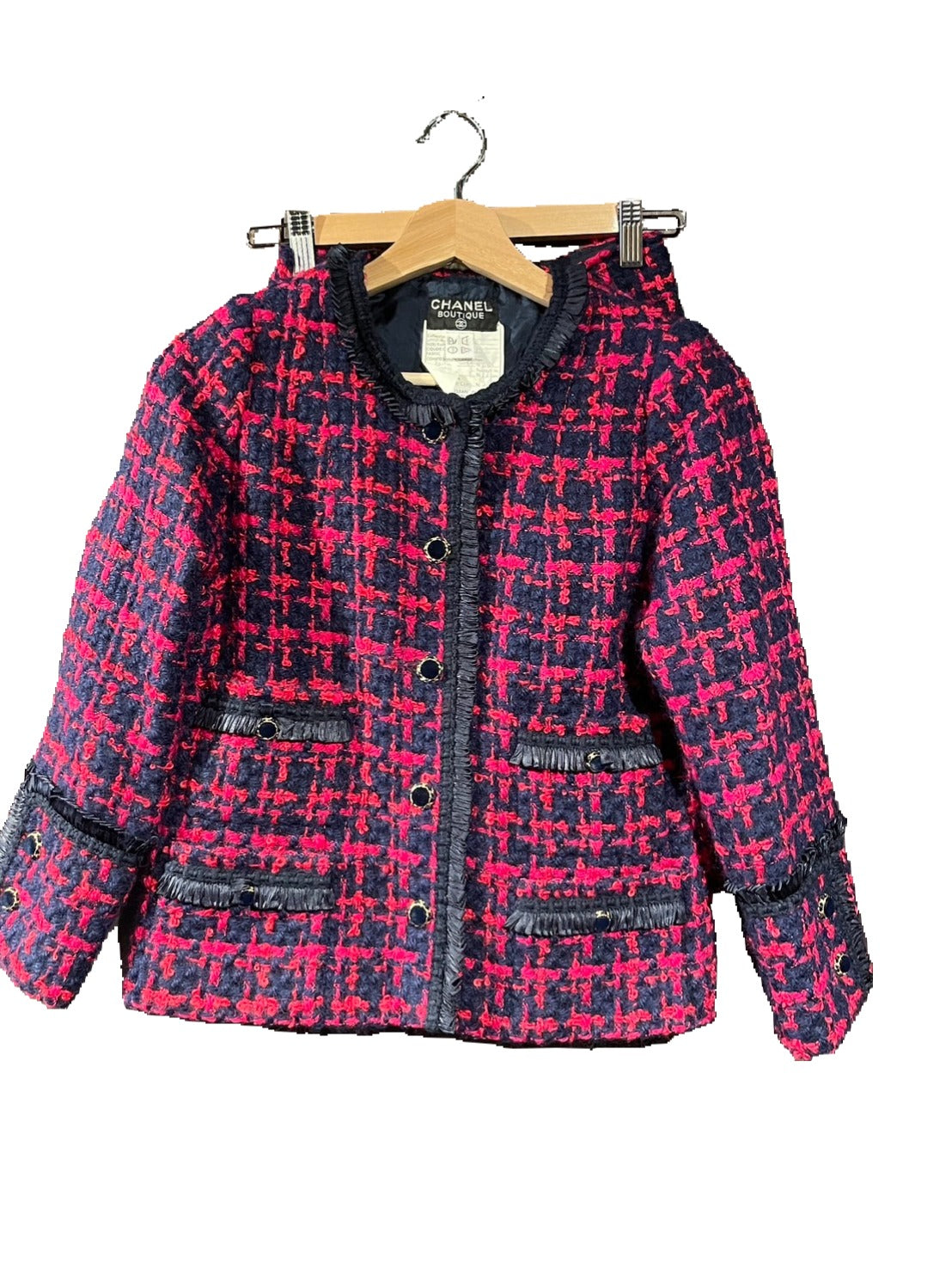 ヴィンテージ CHANEL シャネル ツイード セットアップ スーツ