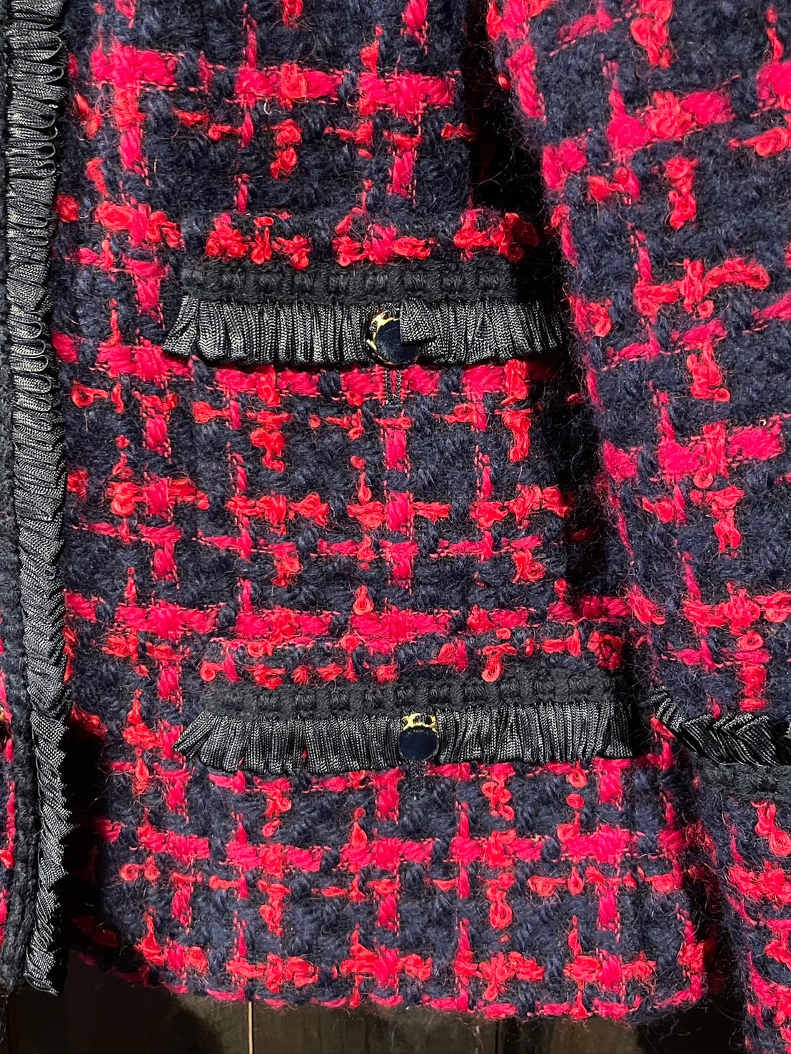 ヴィンテージ CHANEL シャネル ツイード セットアップ スーツ