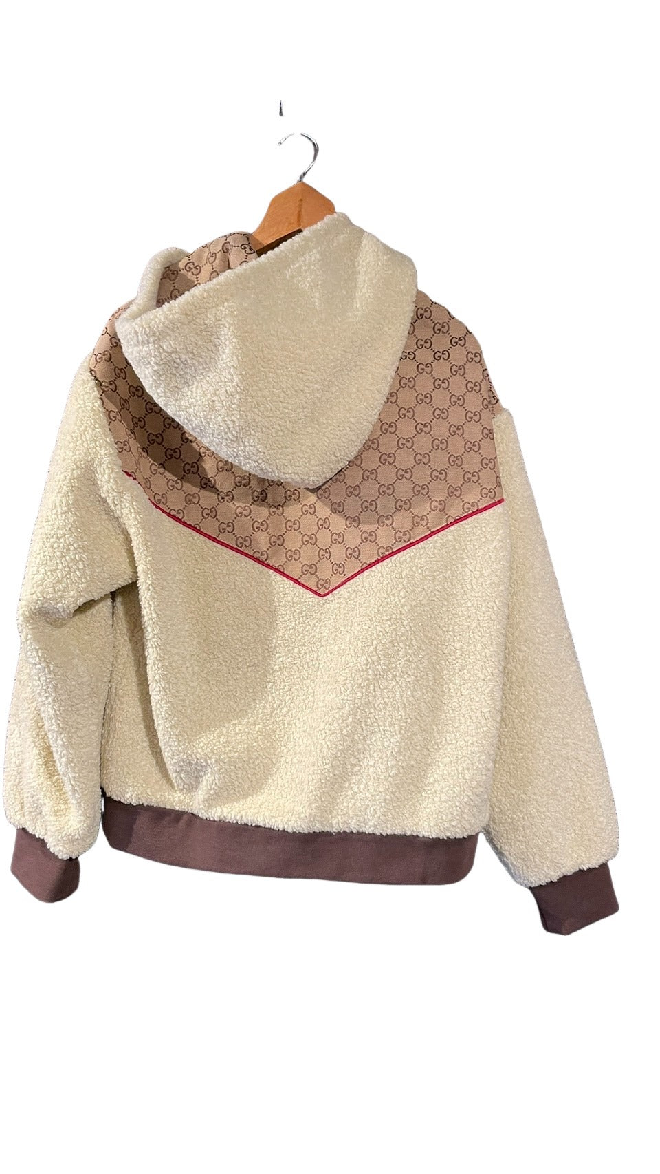 未使用 GUCCI ノースフェイス コラボ ボア フリース パーカー