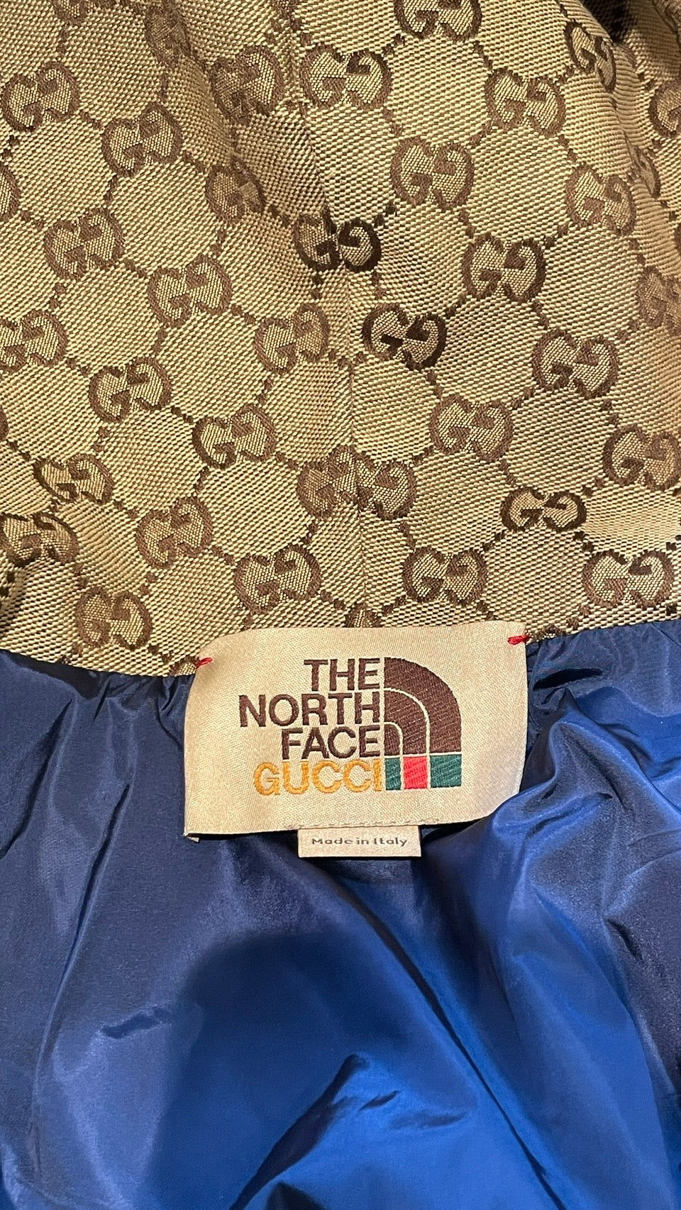 未使用 GUCCI ノースフェイス コラボ ボア フリース パーカー
