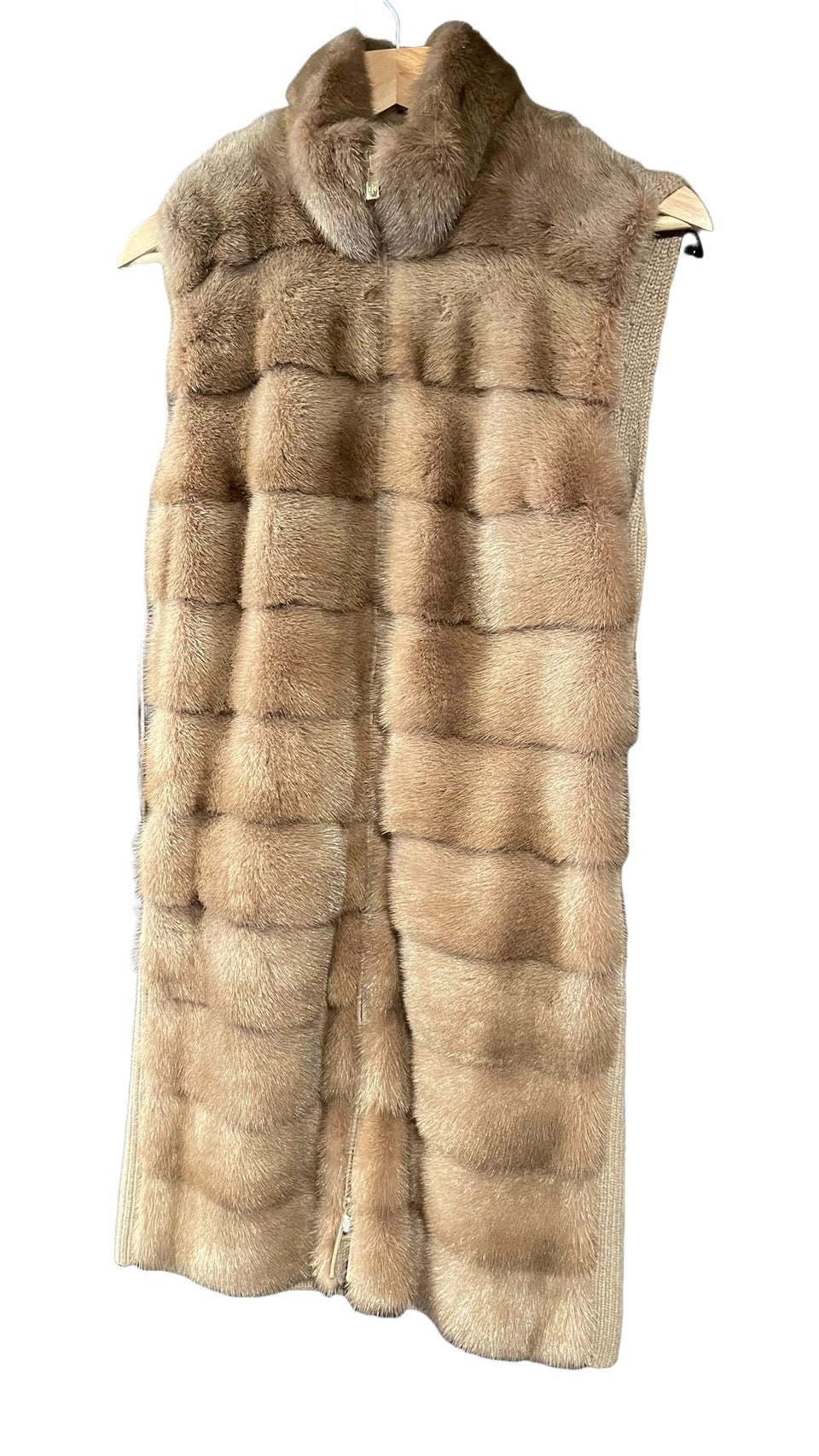 ロロピアーナ Loro Piana ミンク カシミヤ ベスト コート