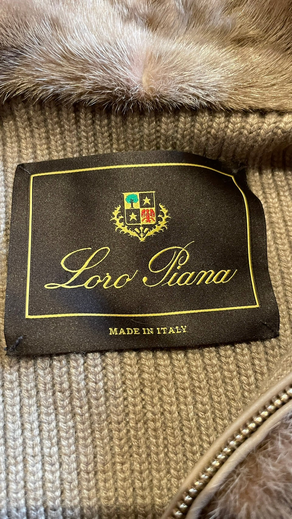 ロロピアーナ Loro Piana ミンク カシミヤ ベスト コート