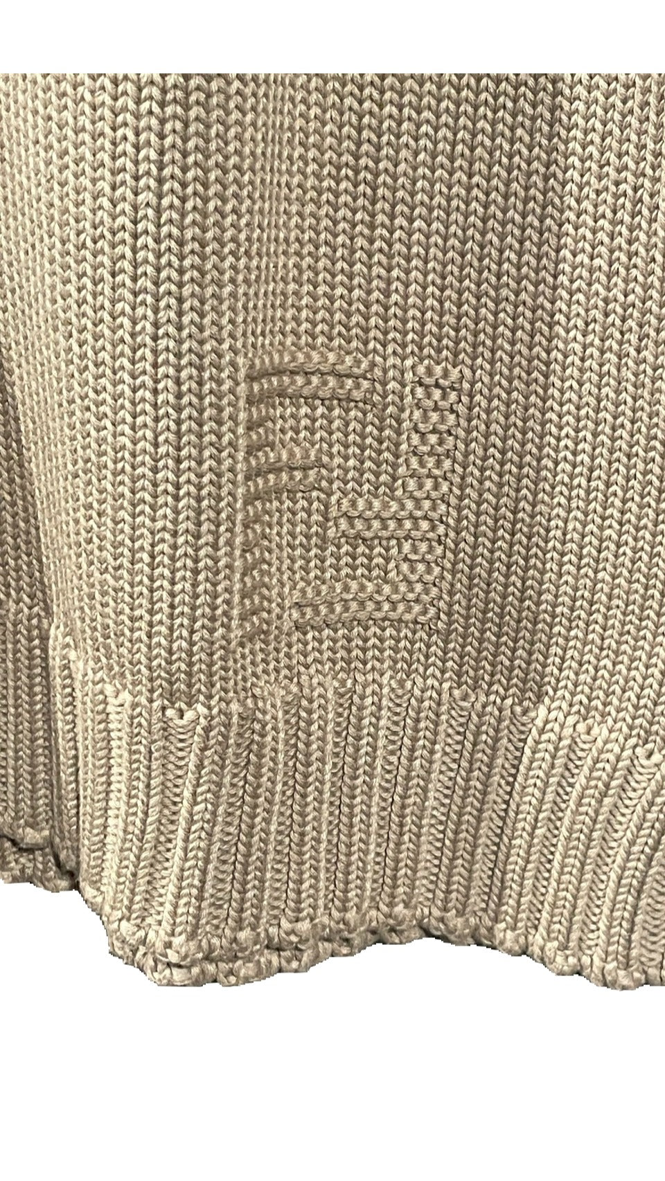 未使用 タグ付き FENDI カシミヤ ニット バイカラー メンズ