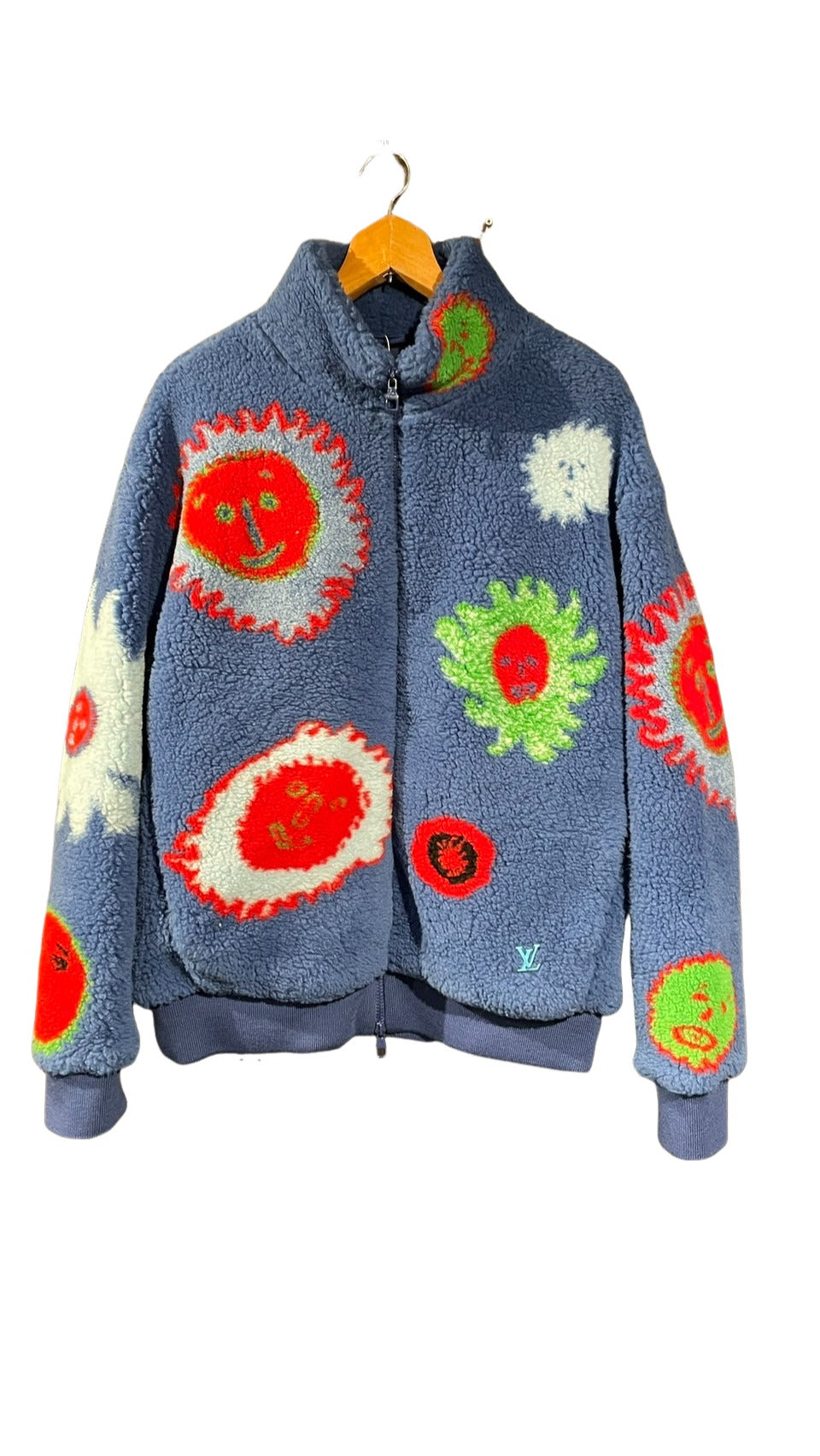 ルイ・ヴィトン LOUIS VUITTON 草間彌生 ボア フリース メンズ Lサイズ